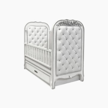 Patut bebelusi copii lemn Fantasy Silver